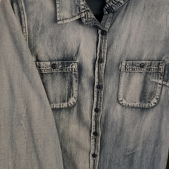 Hippie Laundry chambray denim tunic - Picture 3 of 6